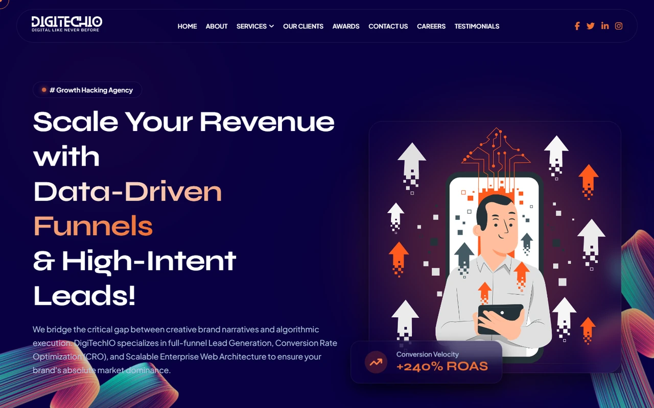 DigiTechIO website preview